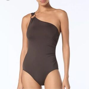 NWT Michael Kors One Shoulder Swimsuit